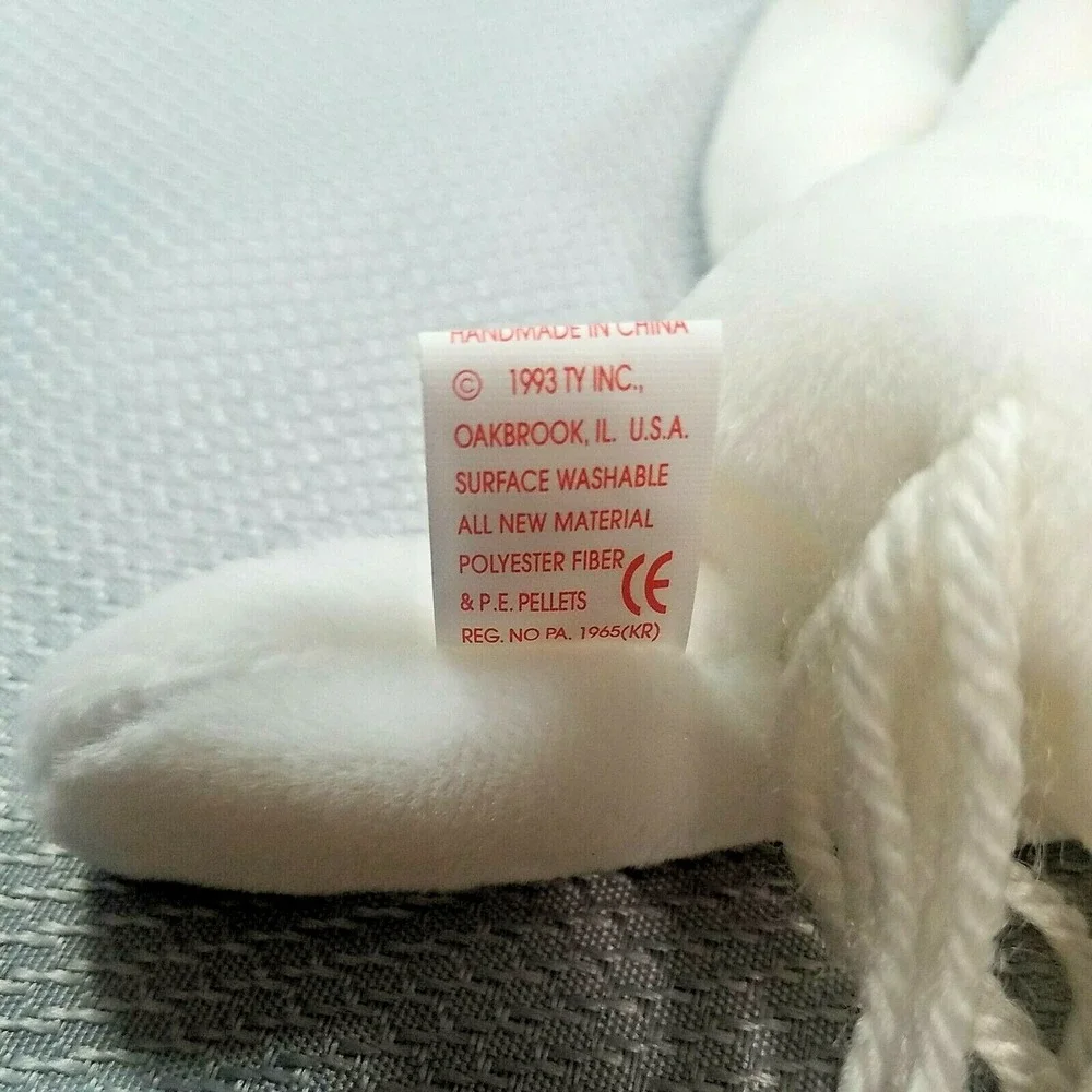 Ty Beanie Baby Mystic Iridescent‎ Unicorn Errors, Tush Tag 1993, B-day 1994